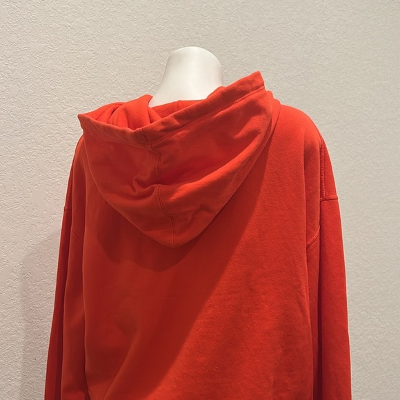 CHAMPION VINTAGE WAVE WASH ZIP-UP HOODIE IN WASHED RED Size 2XL - Picture 6 of 6